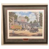 1996 Coca-Cola Limited Edition Print "All Aboard"