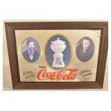 Vintage 1977 Limited Edition Coca-Cola Ad Mirror