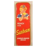 Sunbeam Bread Vertical Self-Framed SST Sign