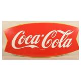 Large Coca-Cola Fishtail Sign