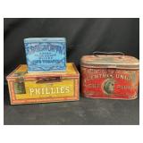 Central Union, Edgeworth & Phillies Tobacco Tins