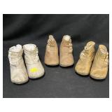 3 Pairs of Leather Children's Shoes