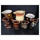 Collection Rockingham, Bennington & Pottery Pitche