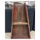 Red Painted Straw Cutter Top Make Do Shelf