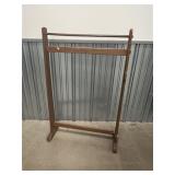Mortised Pine Quilt Rack
