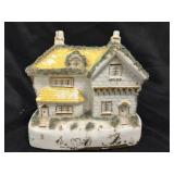 Porcelain Figural House Bank