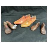 3 Pairs Wood Antique Cobbler/Shoe Forms