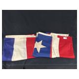 3 Patriotic Red, White and Blue Banners