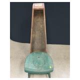 Primitive Child's Chair and Sorting Box
