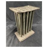 Early 15-Tube Tin Candle Mold