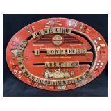 2 Vintage Oval School Richmond Spelling Boards