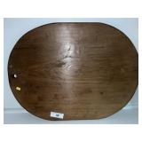Antique Oval Wood Cutting Board