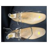 Pair Vintage Wood Shoe Forms