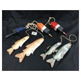 Carved & Painted Wood Fishing Decoys & Buoys