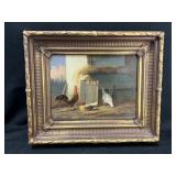 Van Leemputten Belgian Oil On Board Painting