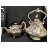Early 20th C. Silver-Plate Coffee and Teapots