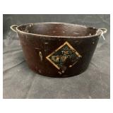 Iron-Handled Antique Bucket