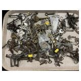 Collection of Antique Skeleton Keys