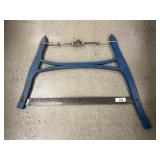 Great Disston Vintage Buck Saw Blue Paint