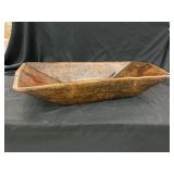 Large Carved Wood Trencher