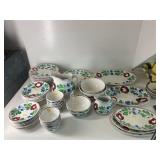 Large Collection of Late Adams Rose China