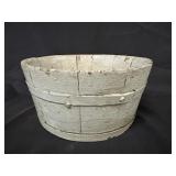 Great Small Painted Wood Wash Tub