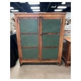 Early Wood Pennsylvania 12-Punched Tin Pie Safe