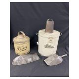 Group of Assorted Antique Tinware Incl. Cowbell