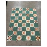 9-Patch Hand-Sewn Youth Quilt