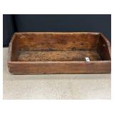 Red Painted Farm Machinery Drawer