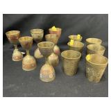 Group of Enameled Goblets and Cups