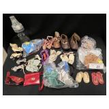 Collection Antique Doll Shoes & Accessories
