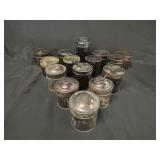 Group of Small Toleware Spice Tin Containers
