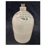 Stenciled Wm. Radam's Stoneware Jug