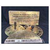 Group of Antique Brass Stencils