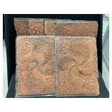 6 Great Early Antique Pie Safe Tins