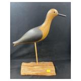 Byron Bruffee Carved Wood Shorebird