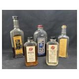 Vintage Glass Oil Bottles