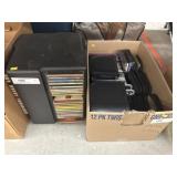 DVD's, CD's with CD Storage Tower