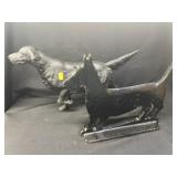Cast Metal Still Bank with Boot Scrape