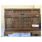 Oriental Wicker Storage Box