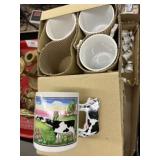 Souvenir Cow Mugs, Egg Timers and Thimbles