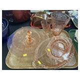 Pink Depression Glassware