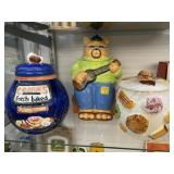 (3) Ceramic Cookie Jars