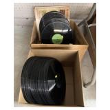 (2) Boxes of 33 RPM Records