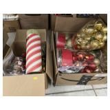 (4) Boxes of Christmas Ornaments & Decor