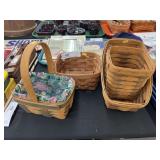 (4) Longaberger Baskets
