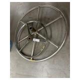 (2) Stainless Steel Sailboat Wheels