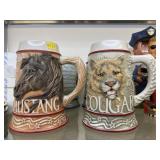 (4) Avon Beer Steins