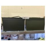 (2) Military Ammo Boxes